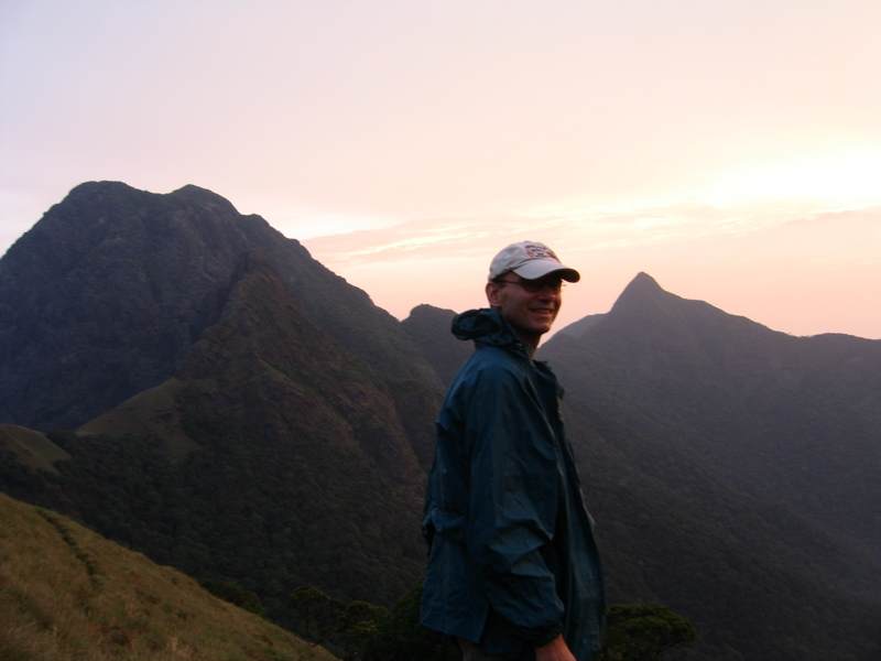 Nilgiris Hills - sunset on top of the mountain